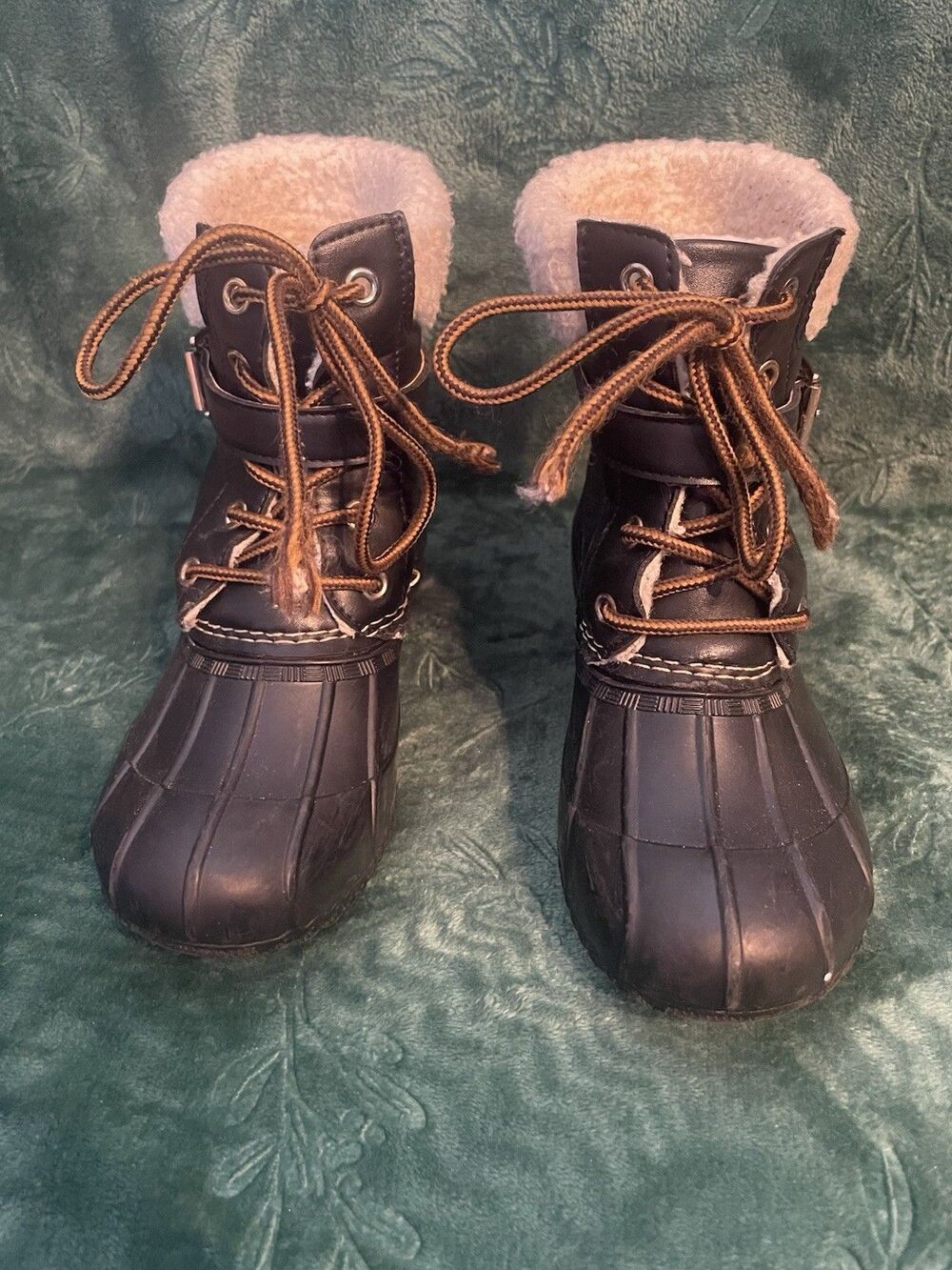 Girls Winter Boots Size 2 Warm Cozy Snow Boots Kids Cold Weather Shoes